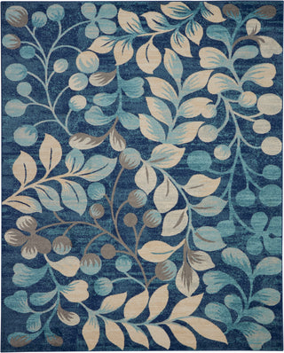 The Rug Corner Nourison Home Tranquil TRA03 NAVY Area Rugs  