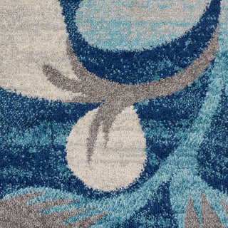 The Rug Corner Nourison Home Tranquil TRA03 NAVY Area Rugs  