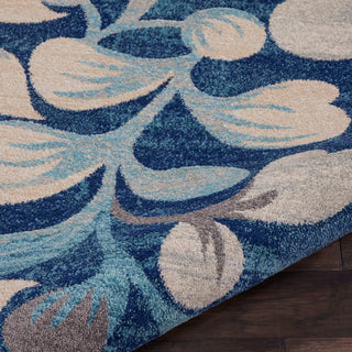 The Rug Corner Nourison Home Tranquil TRA03 NAVY Area Rugs  