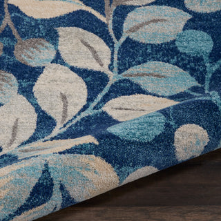 The Rug Corner Nourison Home Tranquil TRA03 NAVY Area Rugs  