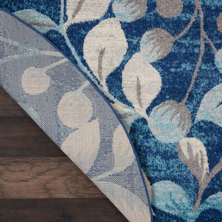 The Rug Corner Nourison Home Tranquil TRA03 NAVY Area Rugs  