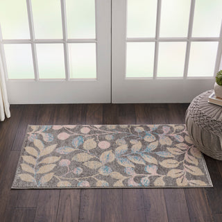 The Rug Corner Nourison Home Tranquil TRA03 GRYBG Area Rugs  