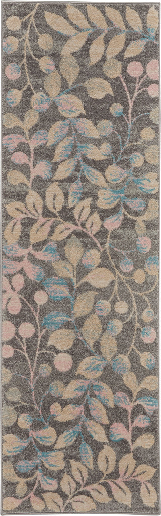 The Rug Corner Nourison Home Tranquil TRA03 GRYBG Area Rugs  