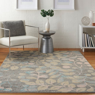 The Rug Corner Nourison Home Tranquil TRA03 GRYBG Area Rugs  