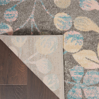 The Rug Corner Nourison Home Tranquil TRA03 GRYBG Area Rugs  