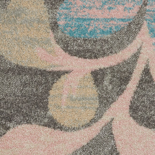 The Rug Corner Nourison Home Tranquil TRA03 GRYBG Area Rugs  
