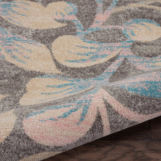 The Rug Corner Nourison Home Tranquil TRA03 GRYBG Area Rugs  