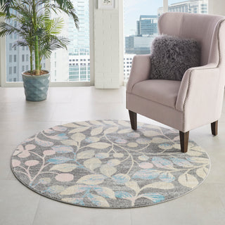 The Rug Corner Nourison Home Tranquil TRA03 GRYBG Area Rugs  