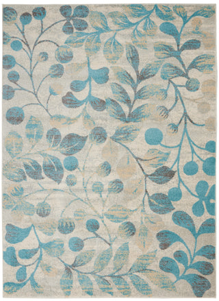 The Rug Corner Nourison Home Tranquil TRA03 IVTUR Area Rugs  