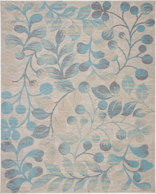 The Rug Corner Nourison Home Tranquil TRA03 IVTUR Area Rugs  
