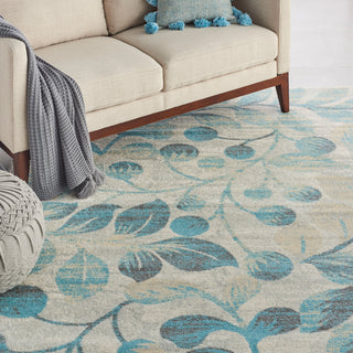 The Rug Corner Nourison Home Tranquil TRA03 IVTUR Area Rugs  