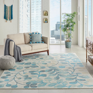 The Rug Corner Nourison Home Tranquil TRA03 IVTUR Area Rugs  