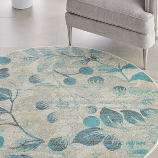 The Rug Corner Nourison Home Tranquil TRA03 IVTUR Area Rugs  