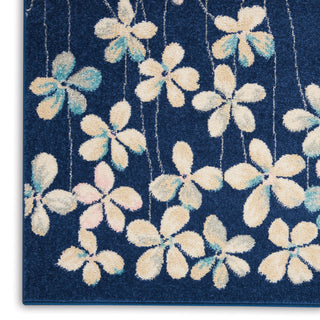The Rug Corner Nourison Home Tranquil TRA04 NAVY Area Rugs  
