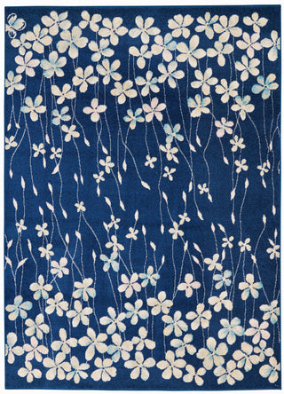 The Rug Corner Nourison Home Tranquil TRA04 NAVY Area Rugs  