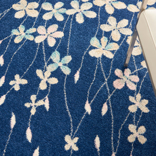The Rug Corner Nourison Home Tranquil TRA04 NAVY Area Rugs  