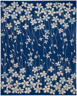 The Rug Corner Nourison Home Tranquil TRA04 NAVY Area Rugs  
