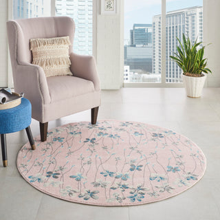 The Rug Corner Nourison Home Nourison Home - Tranquil Pink Area Rug TRA04  