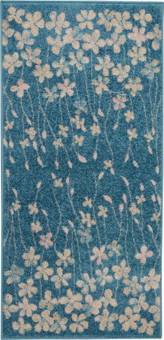 Nourison Home - Tranquil Turquoise Area Rug TRA04