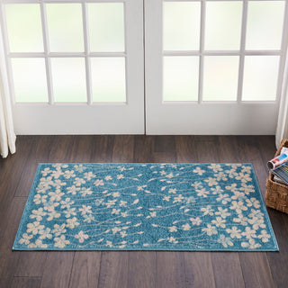 Nourison Home - Tranquil Turquoise Area Rug TRA04