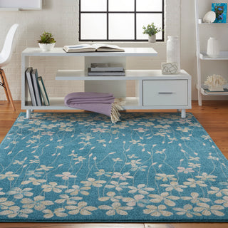 Nourison Home - Tranquil Turquoise Area Rug TRA04
