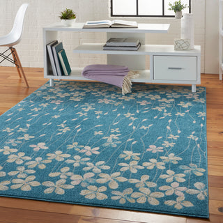 Nourison Home - Tranquil Turquoise Area Rug TRA04