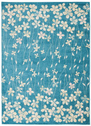Nourison Home - Tranquil Turquoise Area Rug TRA04
