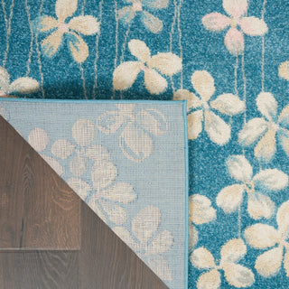 Nourison Home - Tranquil Turquoise Area Rug TRA04