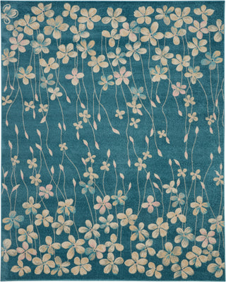 Nourison Home - Tranquil Turquoise Area Rug TRA04