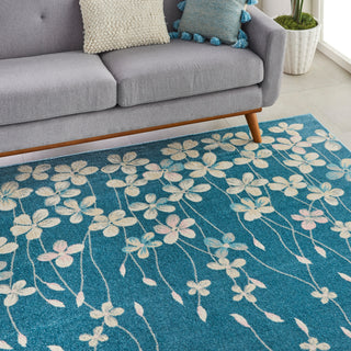 Nourison Home - Tranquil Turquoise Area Rug TRA04