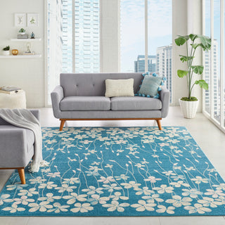 Nourison Home - Tranquil Turquoise Area Rug TRA04