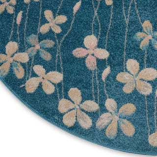 Nourison Home - Tranquil Turquoise Area Rug TRA04