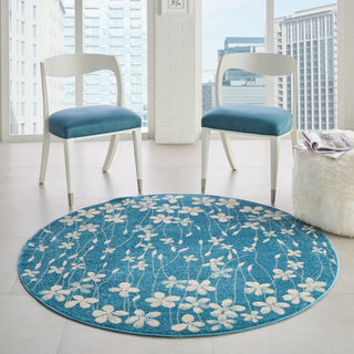 Nourison Home - Tranquil Turquoise Area Rug TRA04