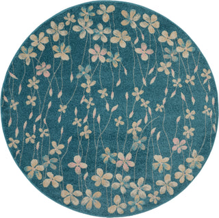 Nourison Home - Tranquil Turquoise Area Rug TRA04