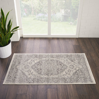 The Rug Corner Nourison Home Tranquil TRA05 IVGRY Area Rugs  