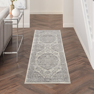 The Rug Corner Nourison Home Tranquil TRA05 IVGRY Area Rugs  