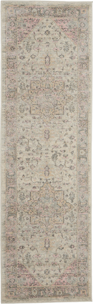 The Rug Corner Nourison Home Tranquil TRA06 IVPNK Area Rugs  