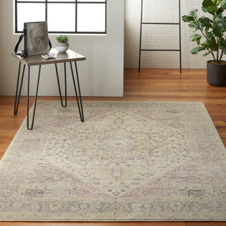 The Rug Corner Nourison Home Tranquil TRA06 IVPNK Area Rugs  