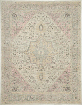 The Rug Corner Nourison Home Tranquil TRA06 IVPNK Area Rugs  