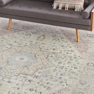 The Rug Corner Nourison Home Tranquil TRA06 IVPNK Area Rugs  