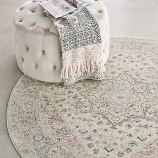 The Rug Corner Nourison Home Tranquil TRA06 IVPNK Area Rugs  