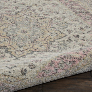 The Rug Corner Nourison Home Tranquil TRA06 IVPNK Area Rugs  