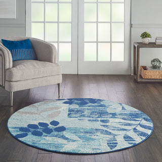 The Rug Corner Nourison Home Tranquil TRA01 NAVLB Area Rugs  