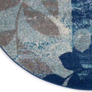 The Rug Corner Nourison Home Tranquil TRA01 NAVLB Area Rugs  