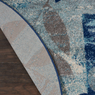 The Rug Corner Nourison Home Tranquil TRA01 NAVLB Area Rugs  