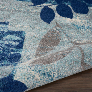 The Rug Corner Nourison Home Tranquil TRA01 NAVLB Area Rugs  