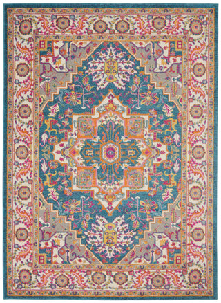 The Rug Corner Nourison Home Nourison Home - Passion Teal/Multi Area Rug PSN20  