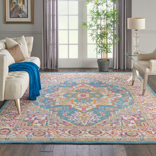 The Rug Corner Nourison Home Nourison Home - Passion Teal/Multi Area Rug PSN20  
