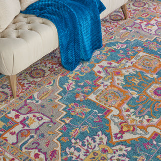 The Rug Corner Nourison Home Nourison Home - Passion Teal/Multi Area Rug PSN20  