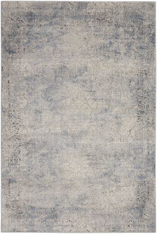 Nourison Home - Rustic Textures Ivory/Light Blue Area Rug Rust09